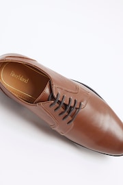 River Island Brown Formal Point Derby Shoes - Image 4 of 5