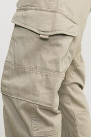 JACK & JONES Grey Slim Fit Cargo Trousers - Image 5 of 5