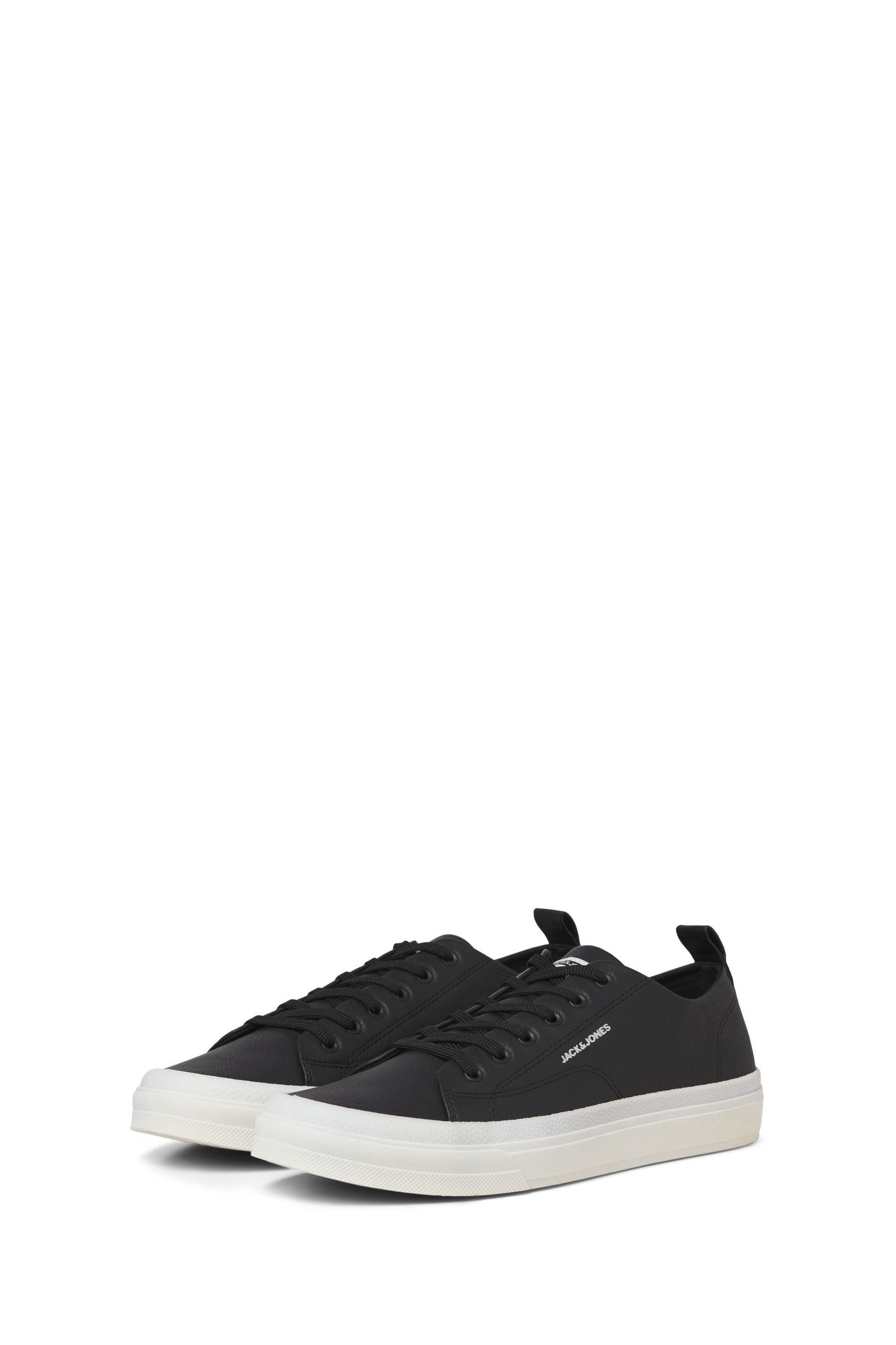 Black lace up trainers online