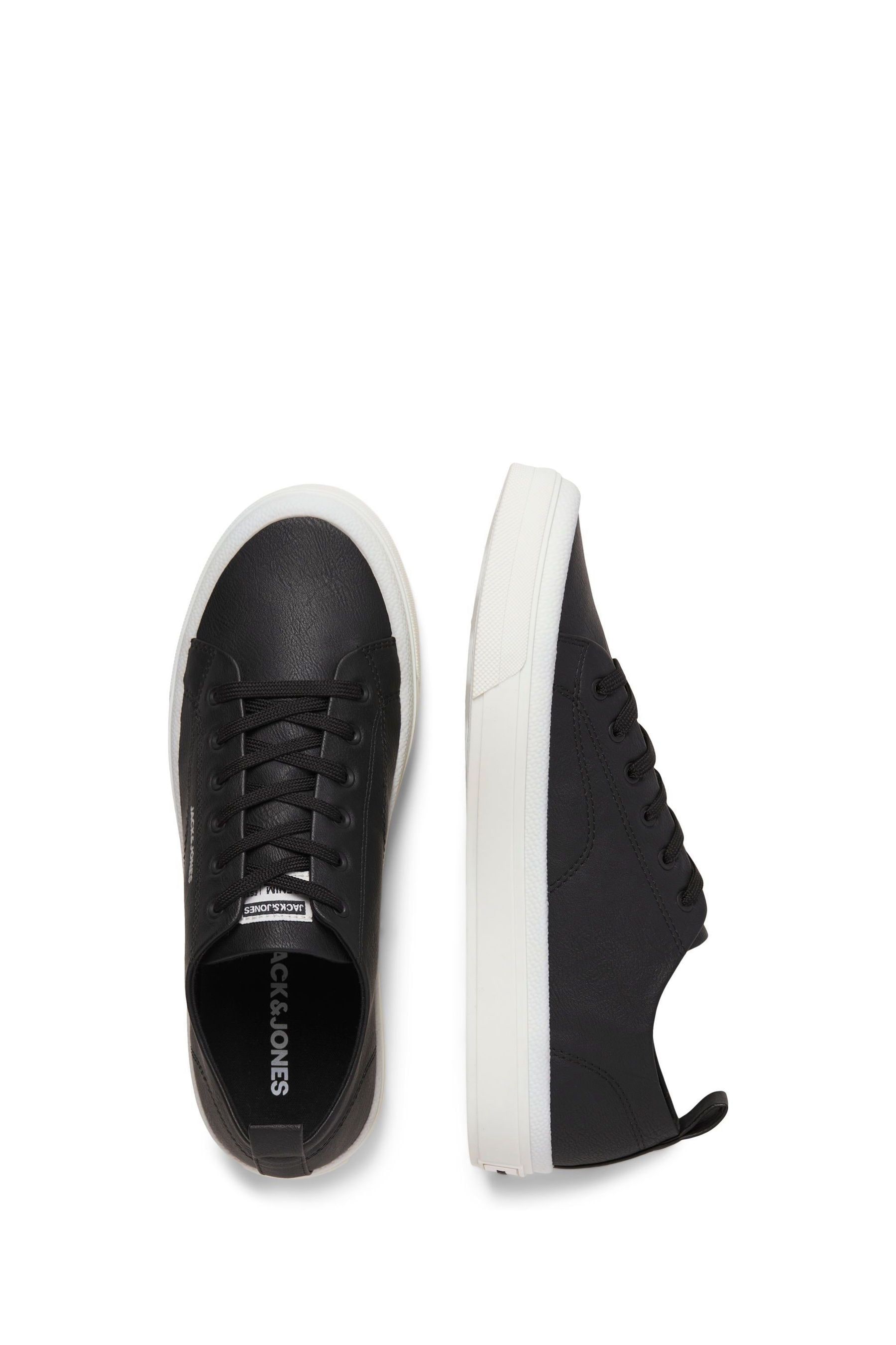 JACK JONES Black Lace Up Trainers