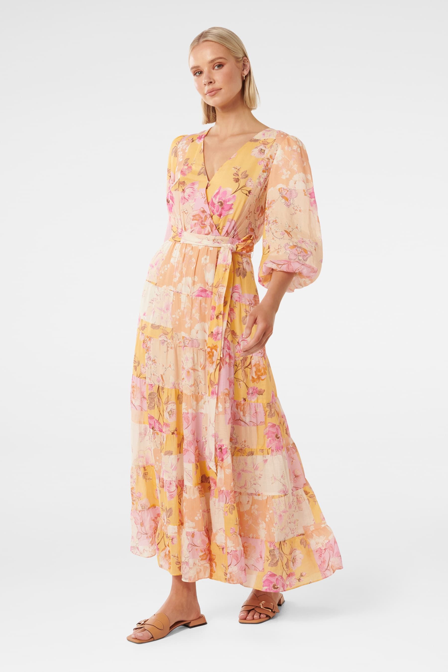 Forever new wrap dress top