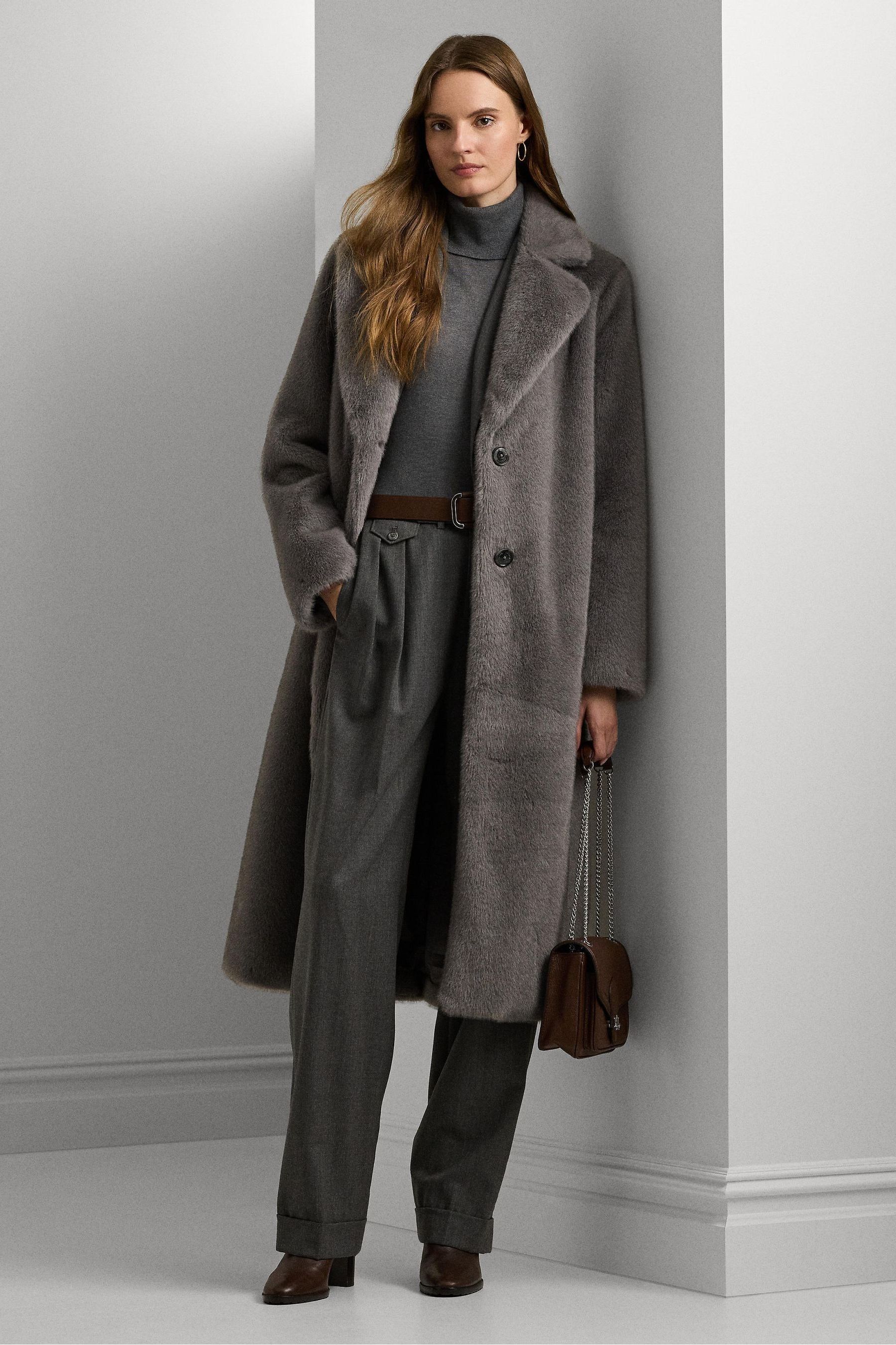 Ralph lauren faux fur coat shop