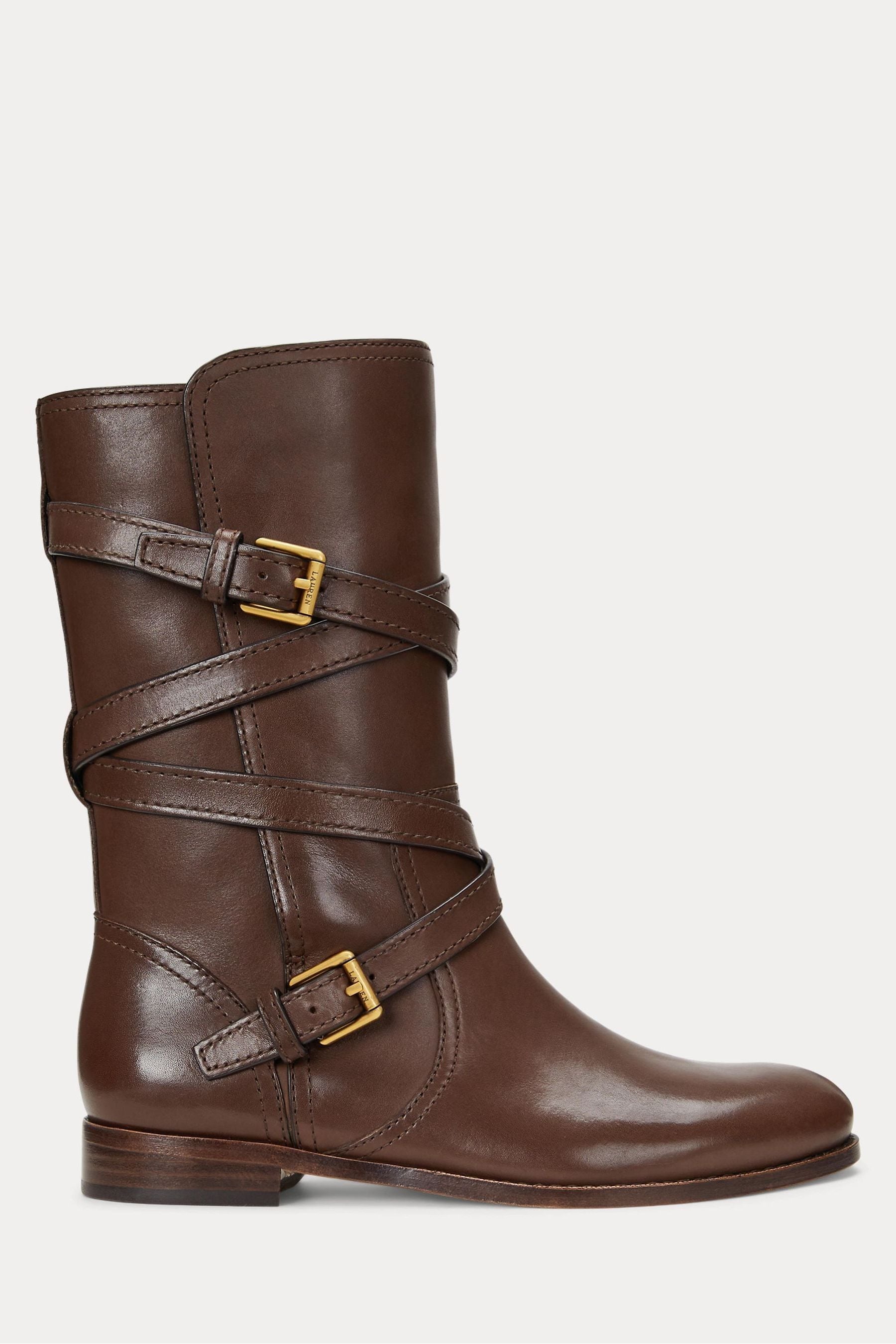 Buy Lauren Ralph Lauren Briannah Leather Wrap Riding Boots from the Next UK online shop
