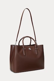 Lauren Ralph Lauren Leather Large Marcy Satchel Bag - Image 2 of 7