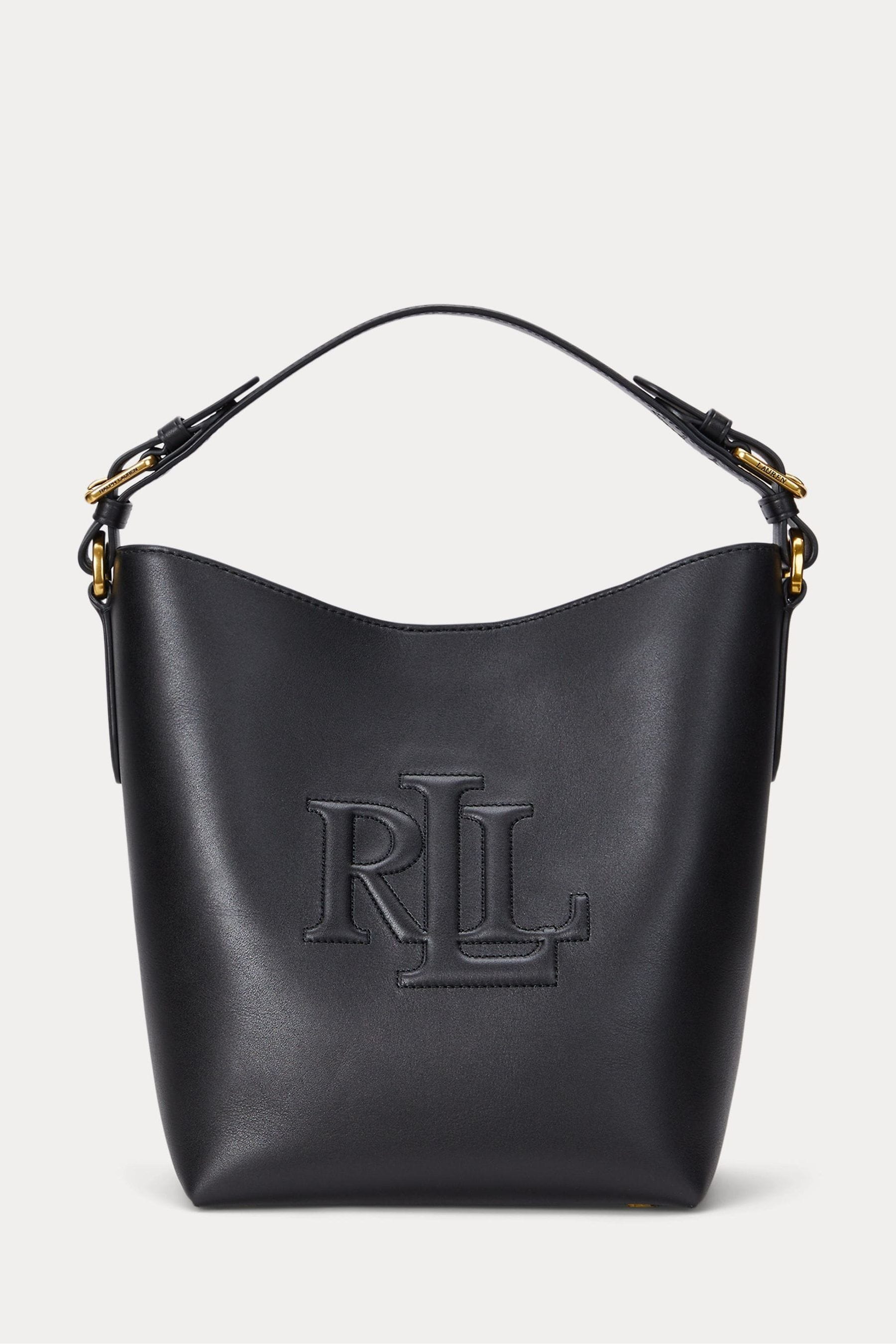 Ralph lauren leather bucket bag clearance