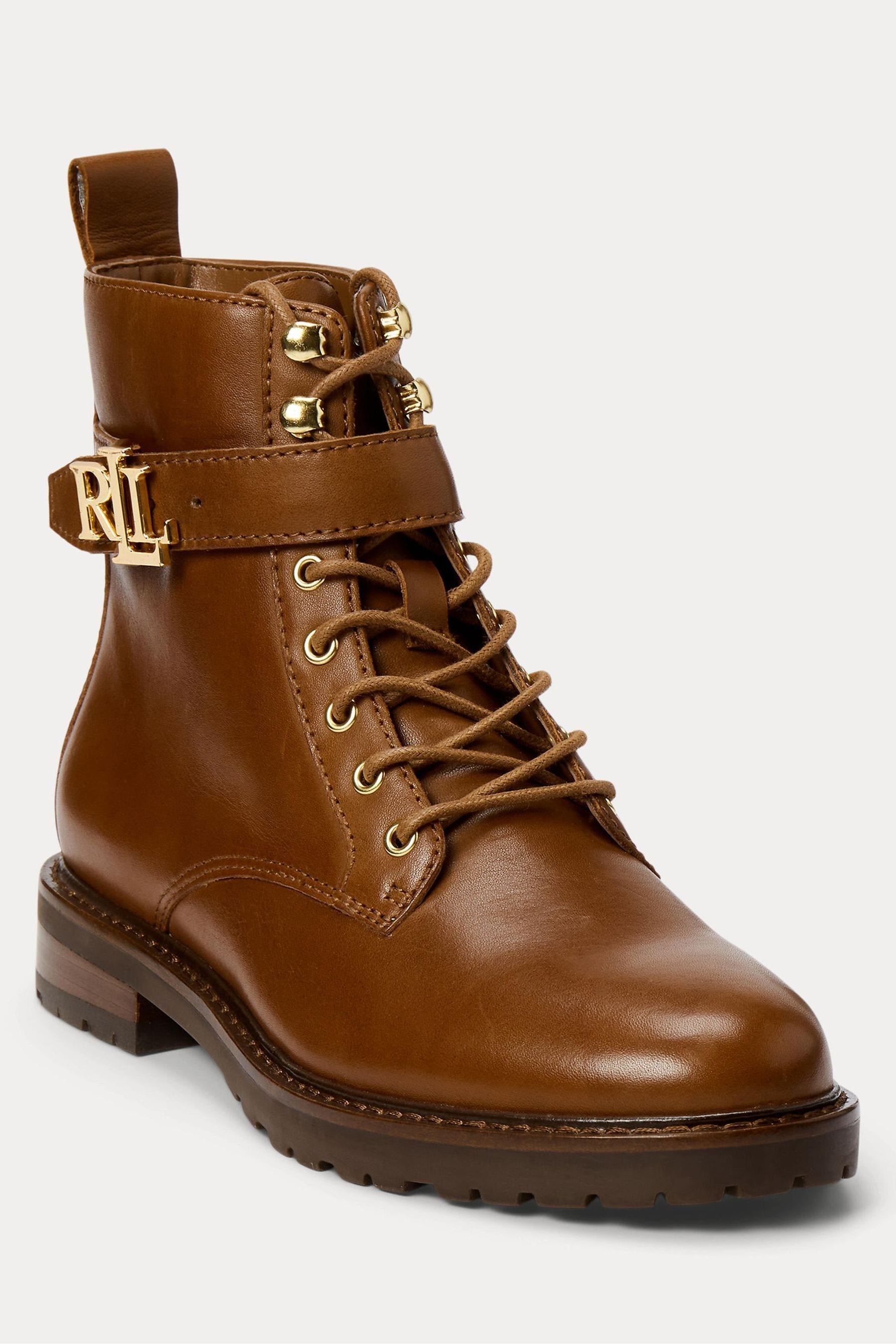 Ralph lauren leather boots shop