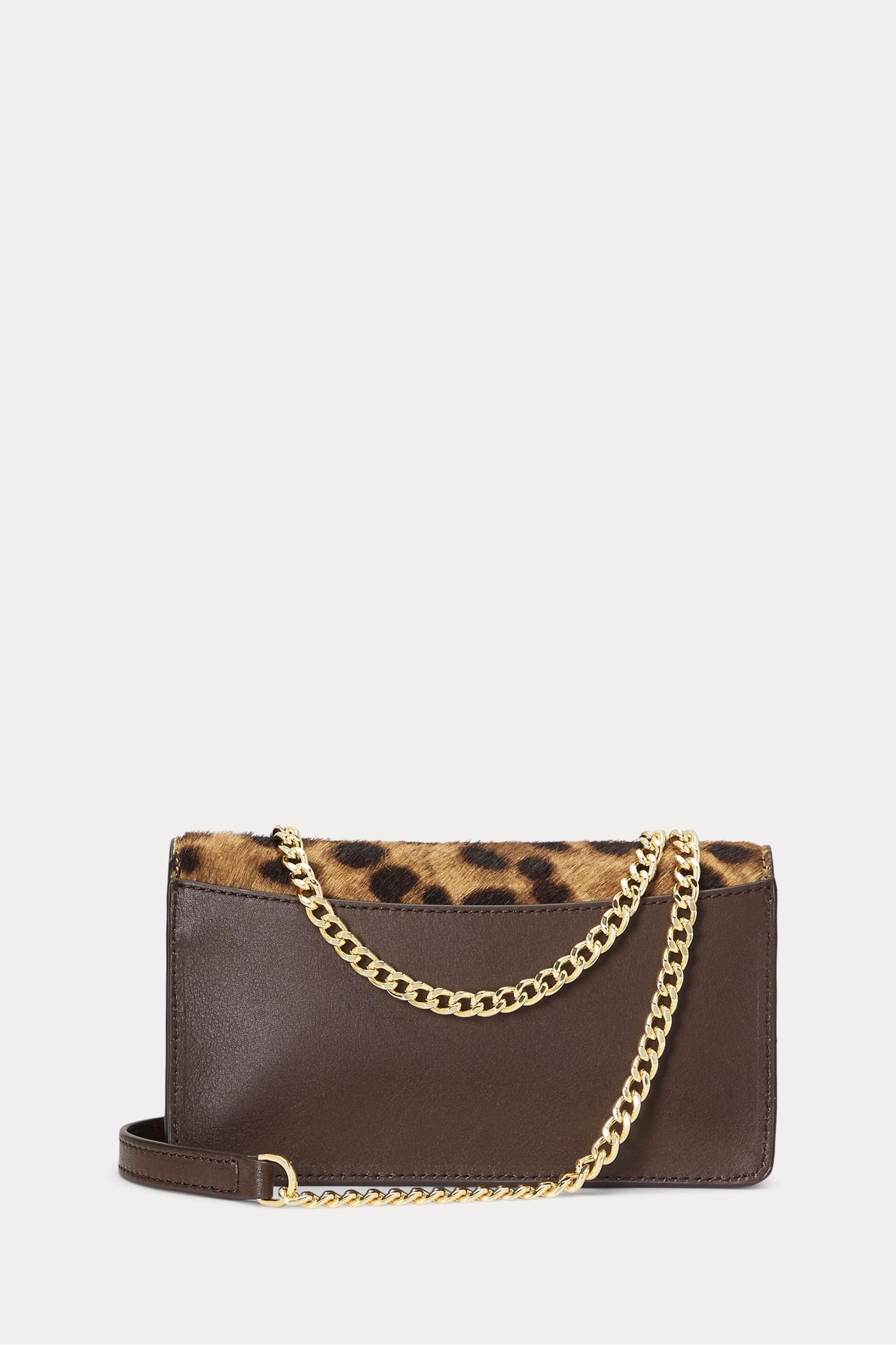 Buy Lauren Ralph Lauren Leopard Print Textured Leather Crossbody Bag from the Next UK online shop