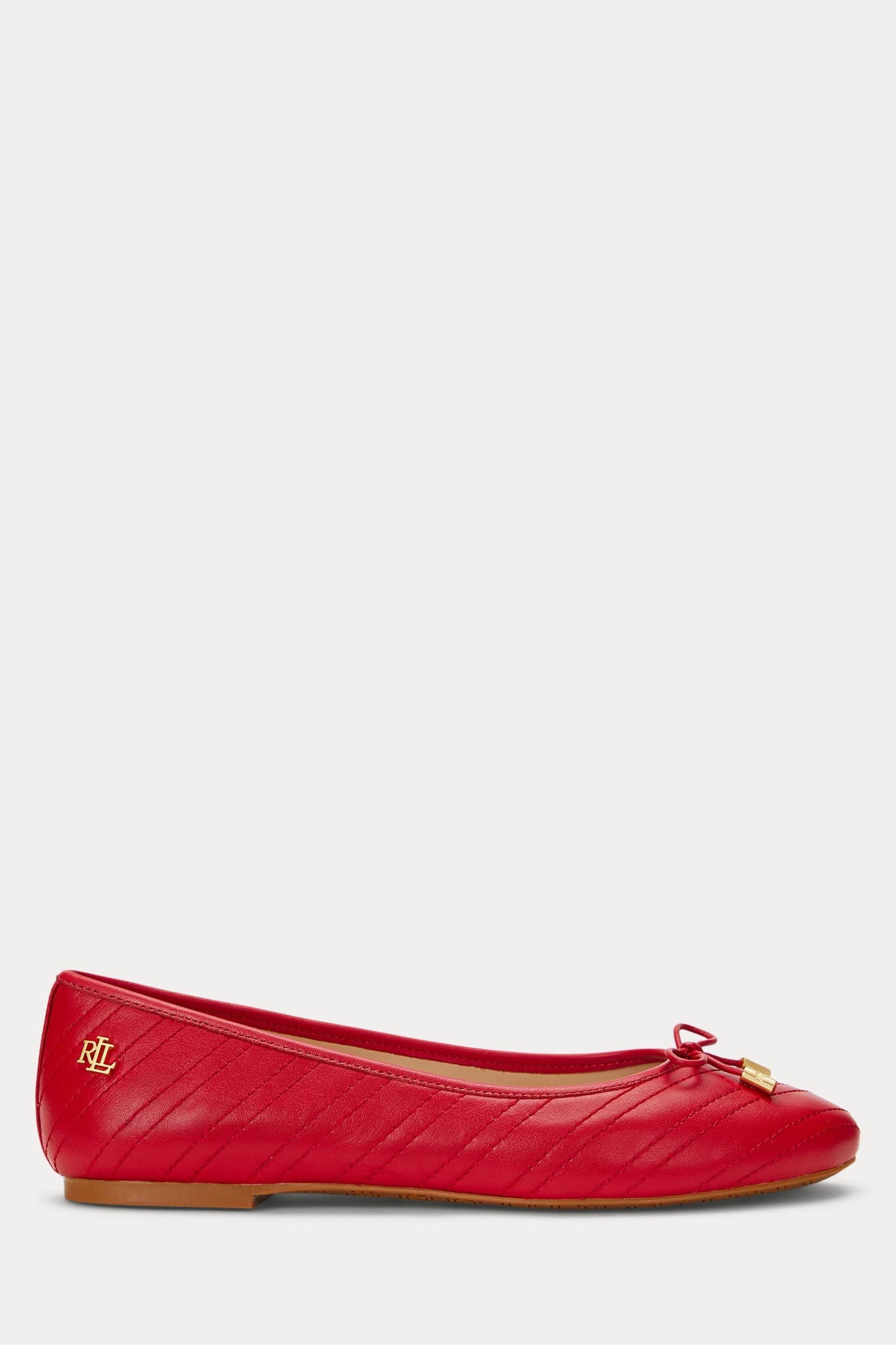 Buy Lauren Ralph Lauren Jayna Stitched Leather Ballet Flats Next Ukraine