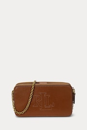 Lauren Ralph Lauren Leather Medium Witley Cross-Body Wallet Bag - Image 3 of 5