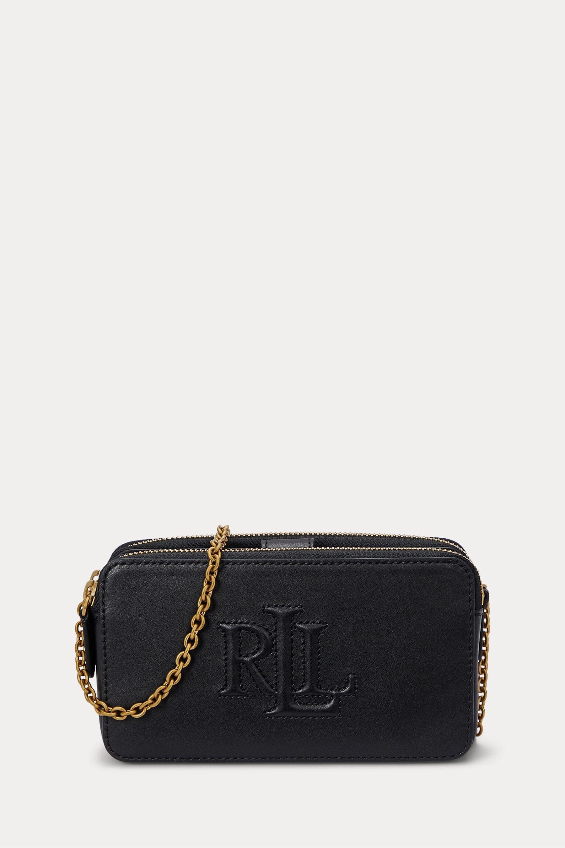 Ralph lauren black and white purse clearance