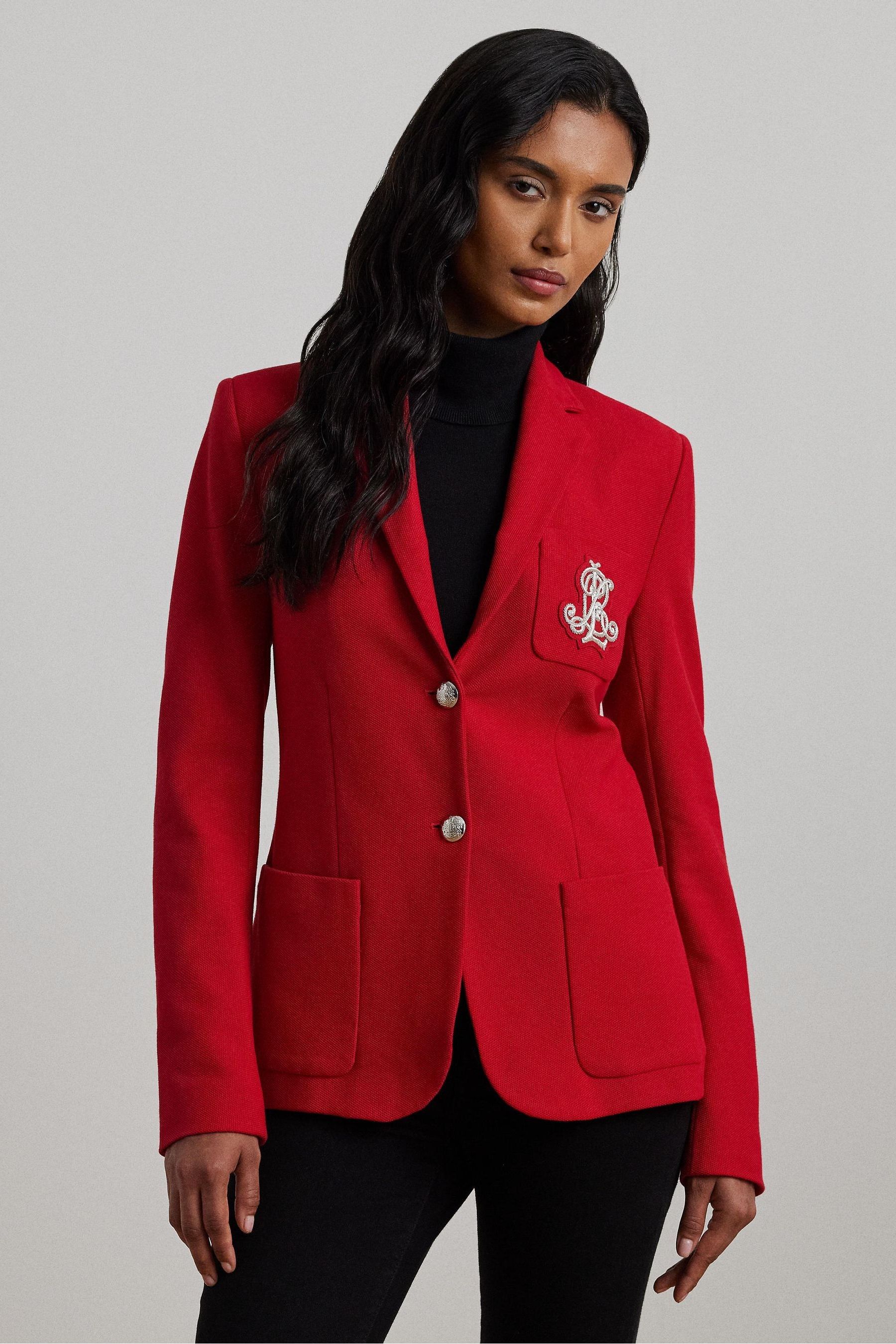 Ralph lauren blazer crest new arrivals