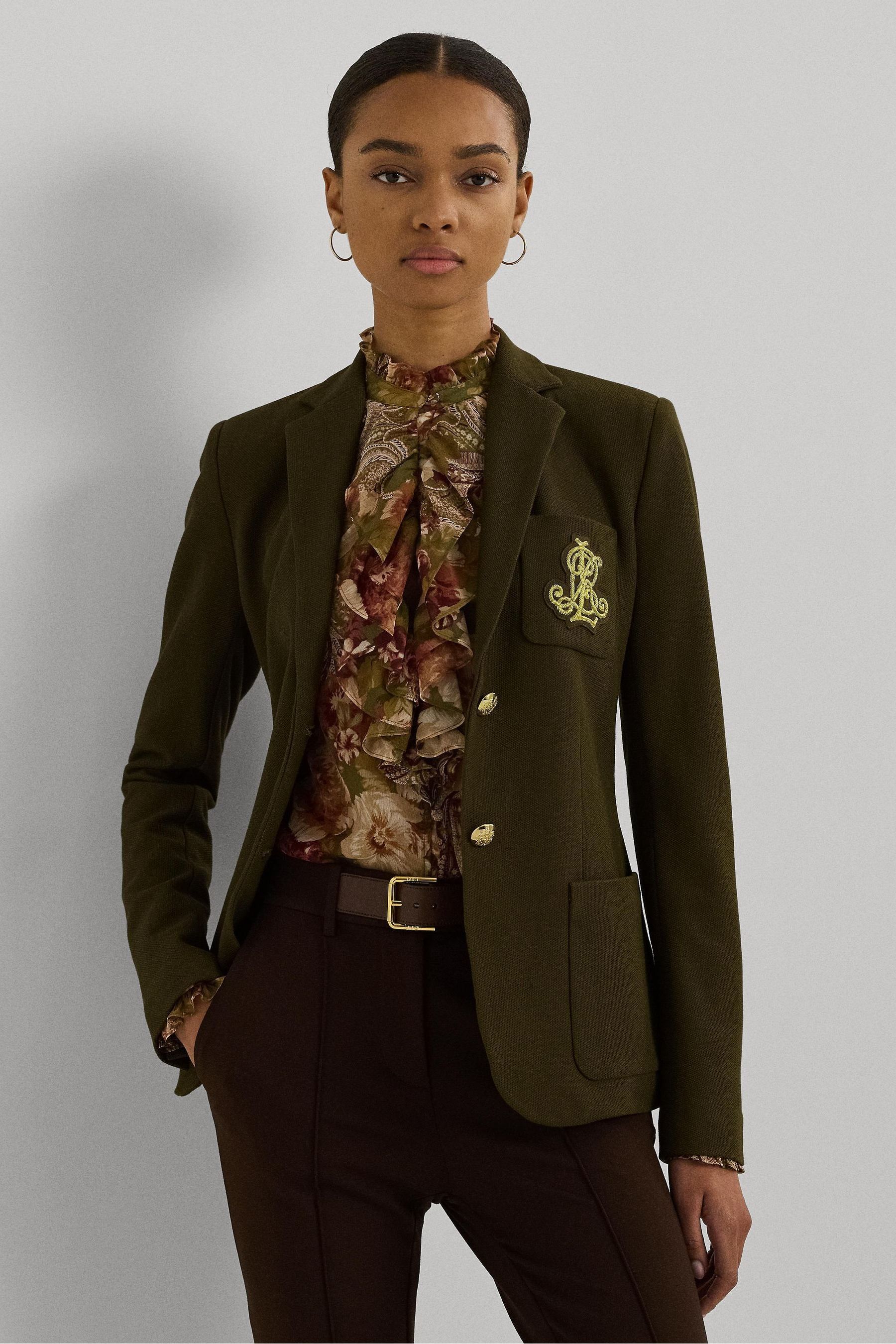 Buy Lauren Ralph Lauren Anfisa Crest Logo Blazer Jacket from the Next UK online shop