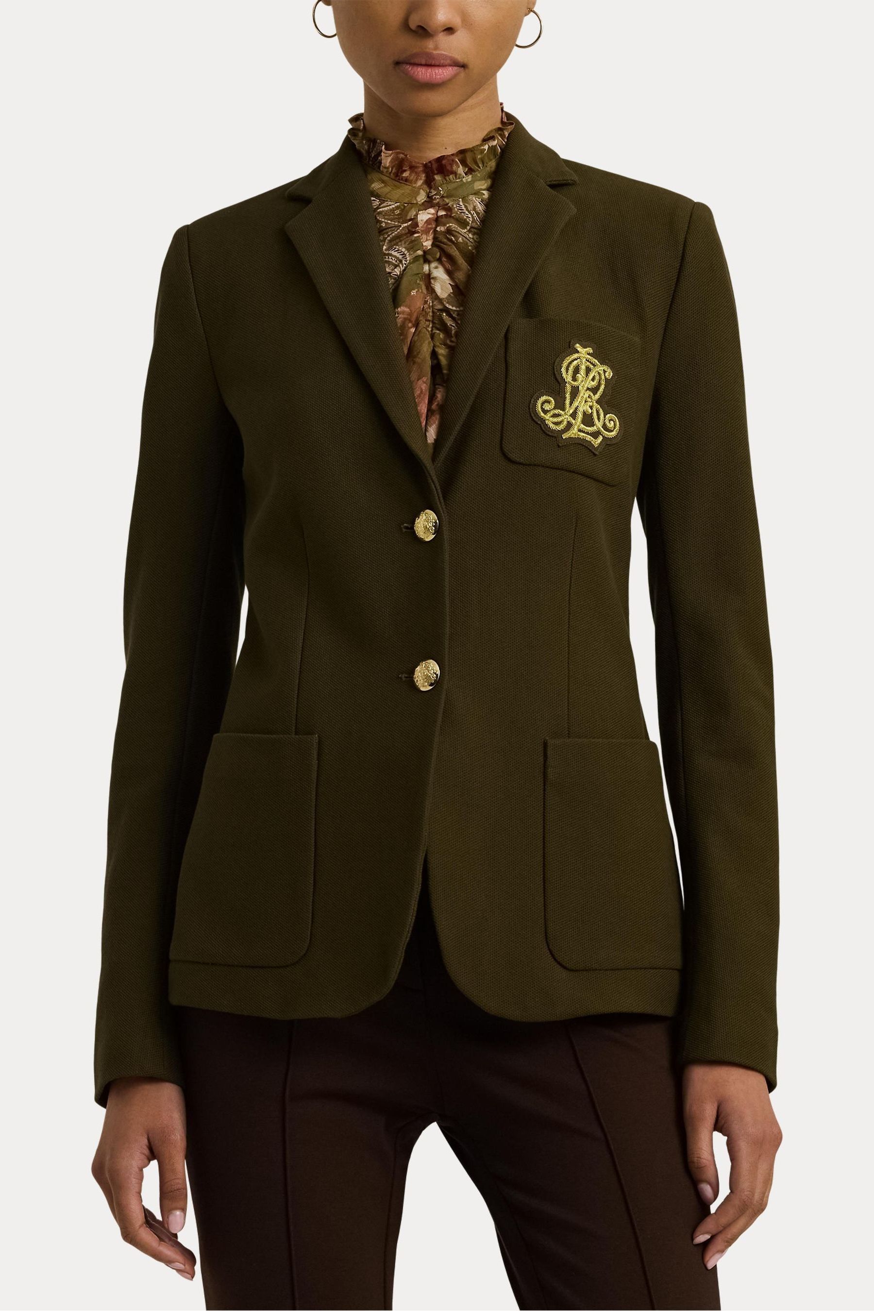 Buy Lauren Ralph Lauren Anfisa Crest Logo Blazer Jacket from the Next UK online shop