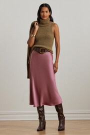 Lauren Ralph Lauren Pink Bruma Lurex Sweater Tank - Image 3 of 7