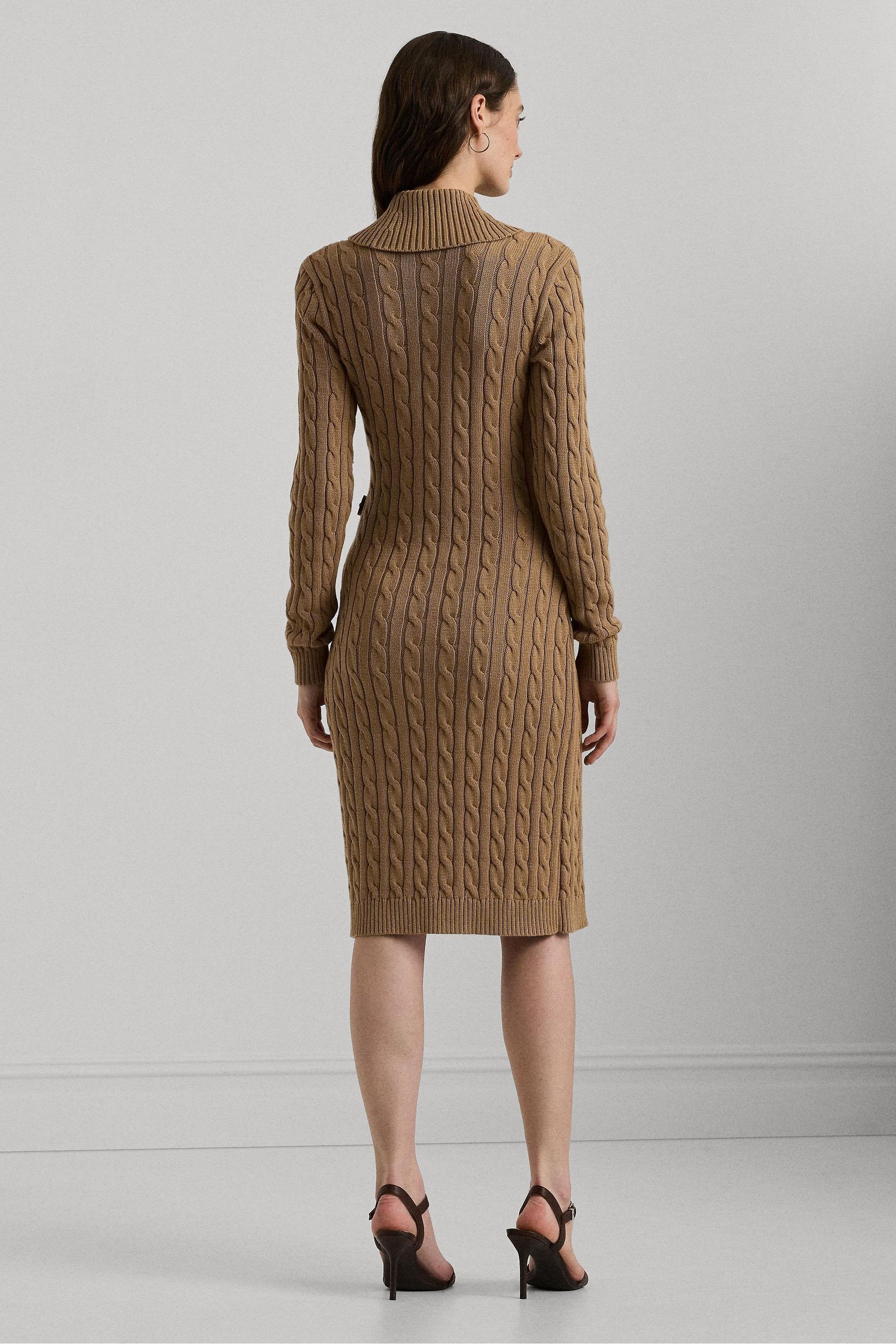 Ralph lauren cable knit dress best sale
