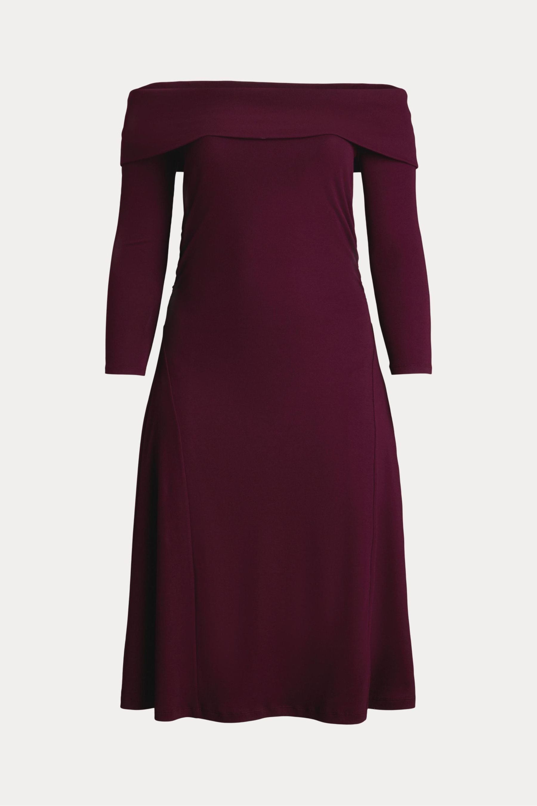 Maroon jersey dress outlet