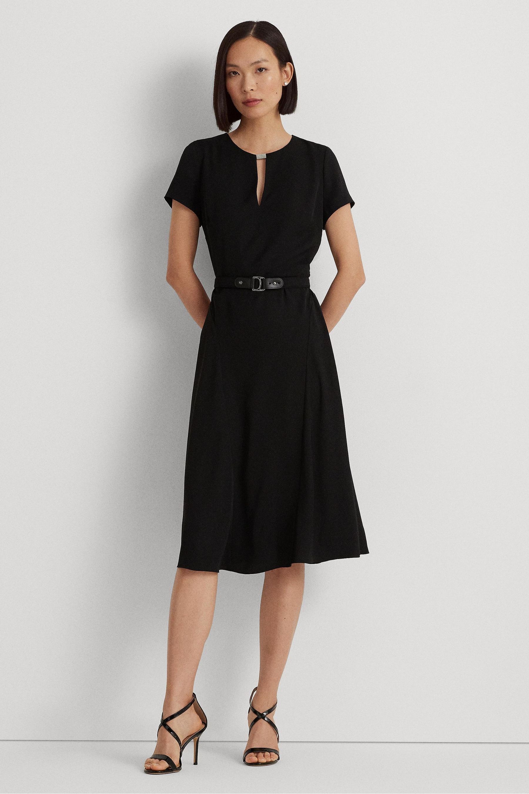 Lauren ralph lauren georgette dress 2025