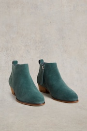 White Stuff Blue Willow Suede Ankle Boots - Image 2 of 4