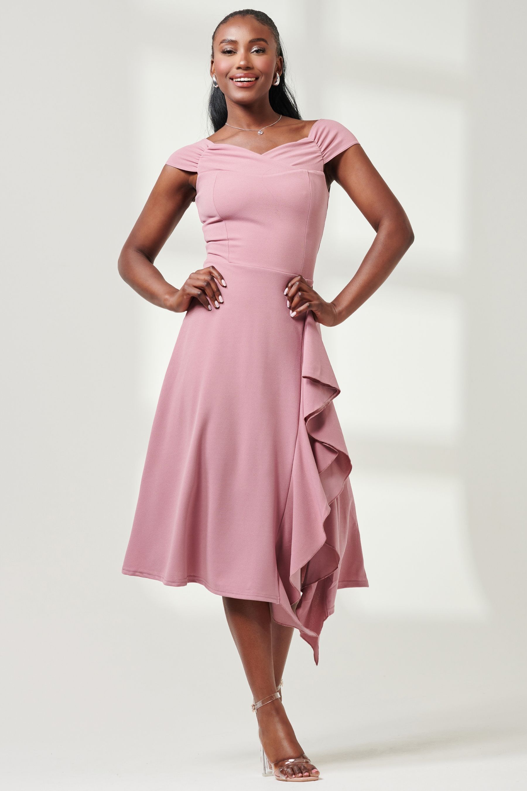 Jolie moi purple dress clearance