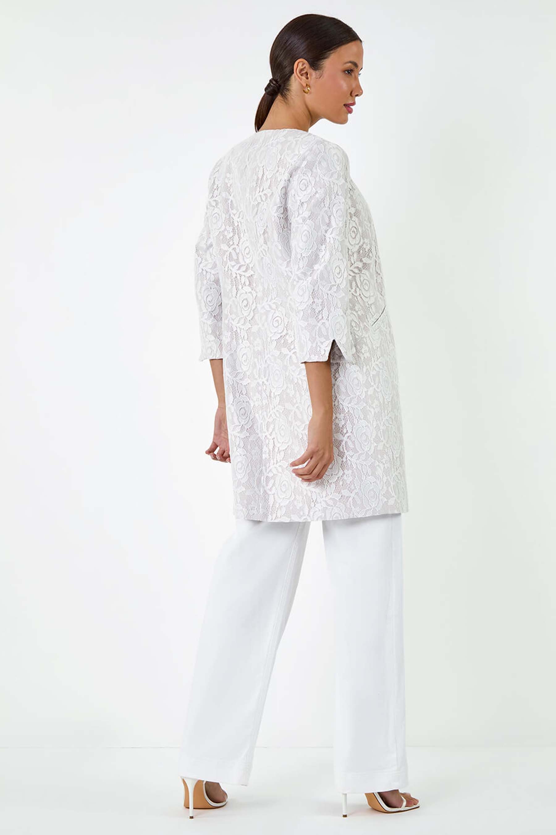 Longline lace jacket new arrivals
