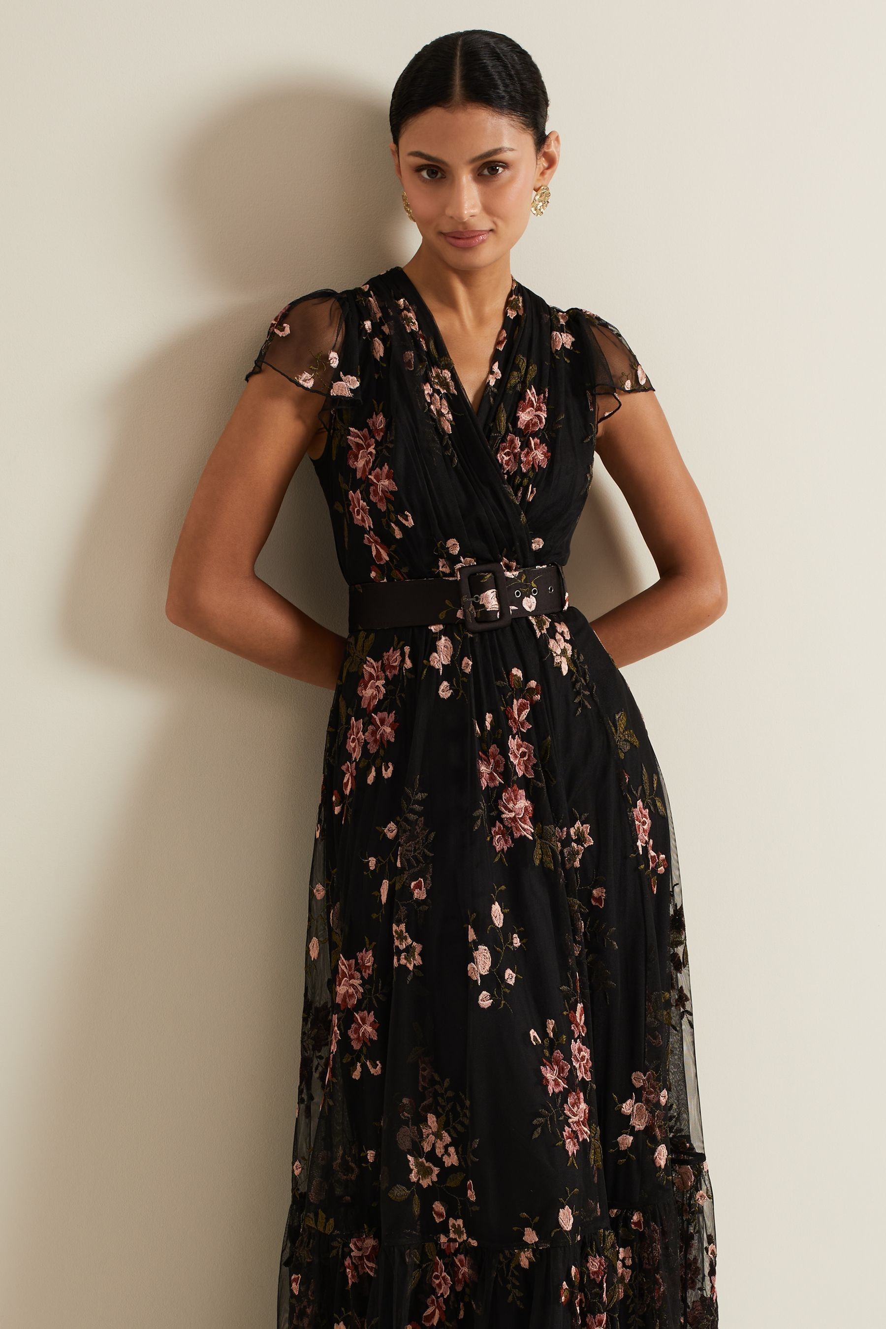 Tamera wrap dress top