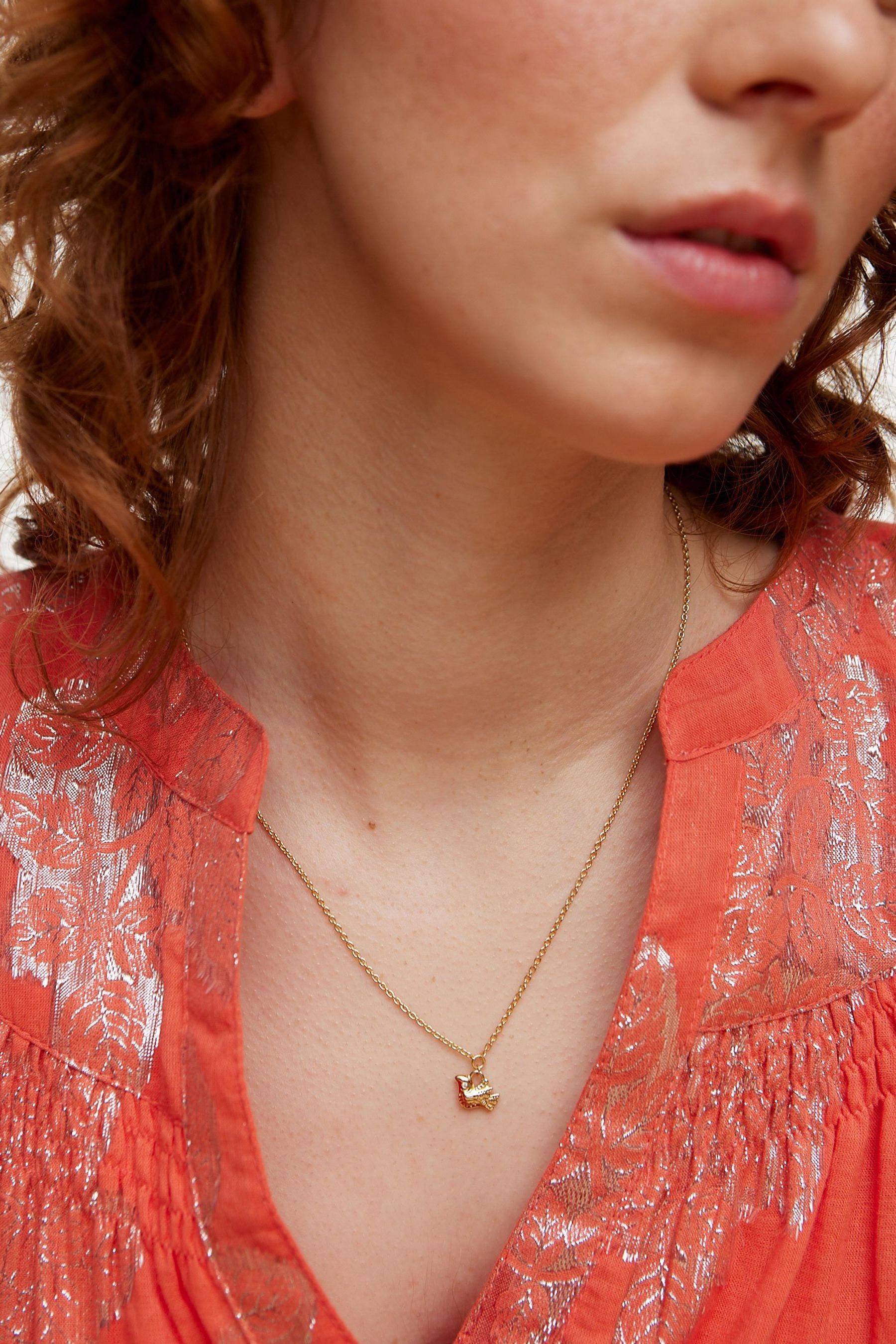 Oliver bonas gold necklace on sale