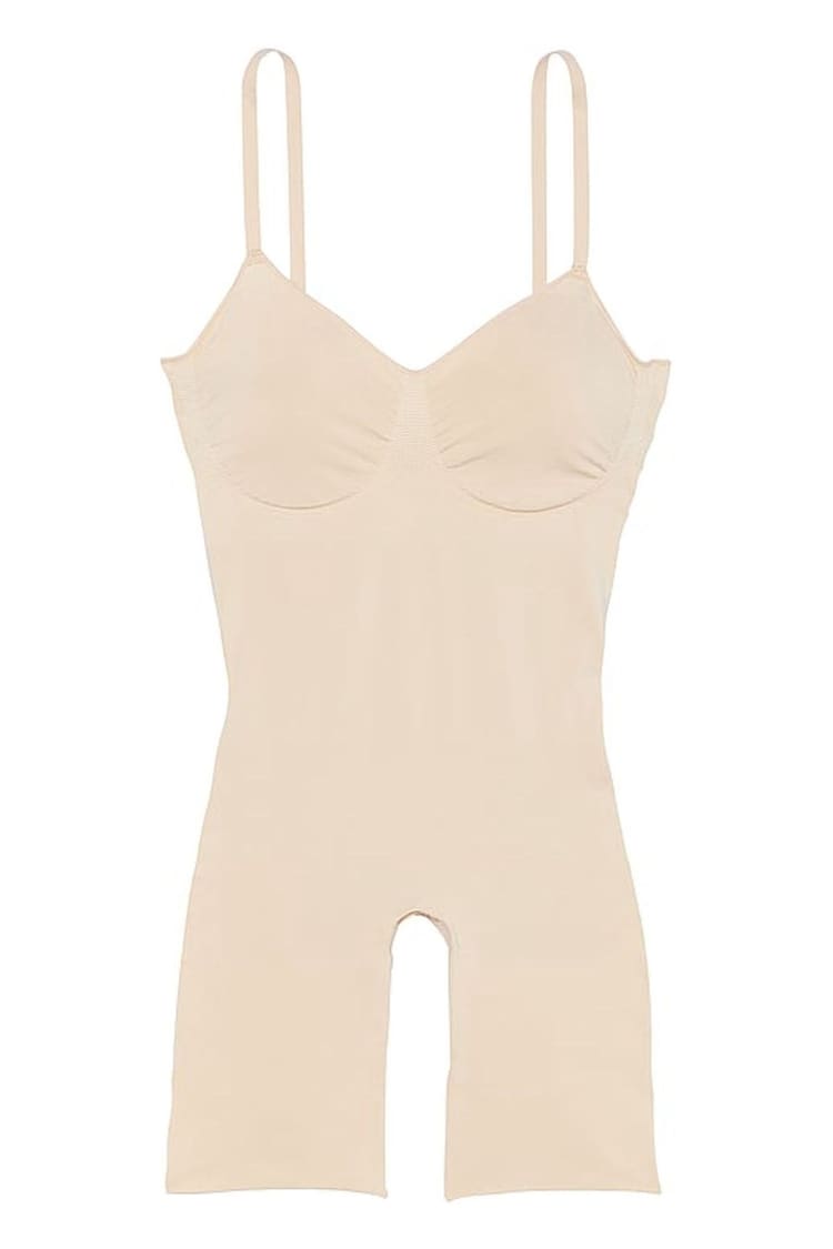 Victoria's Secret Marzipan Nude Seamless Shaping™ Mid Thigh Bodysuit - Image 1 of 1