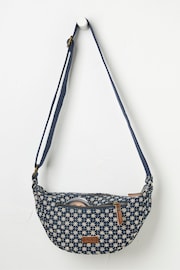 FatFace Gia Blue Canvas Sling Bag - Image 2 of 2