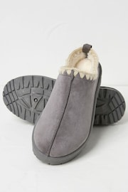 FatFace Lyra Grey Mule Slippers - Image 2 of 2