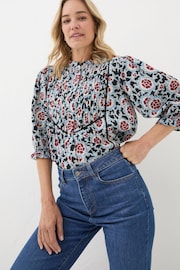 FatFace Elody Black Wild Floral Blouse - Image 1 of 5