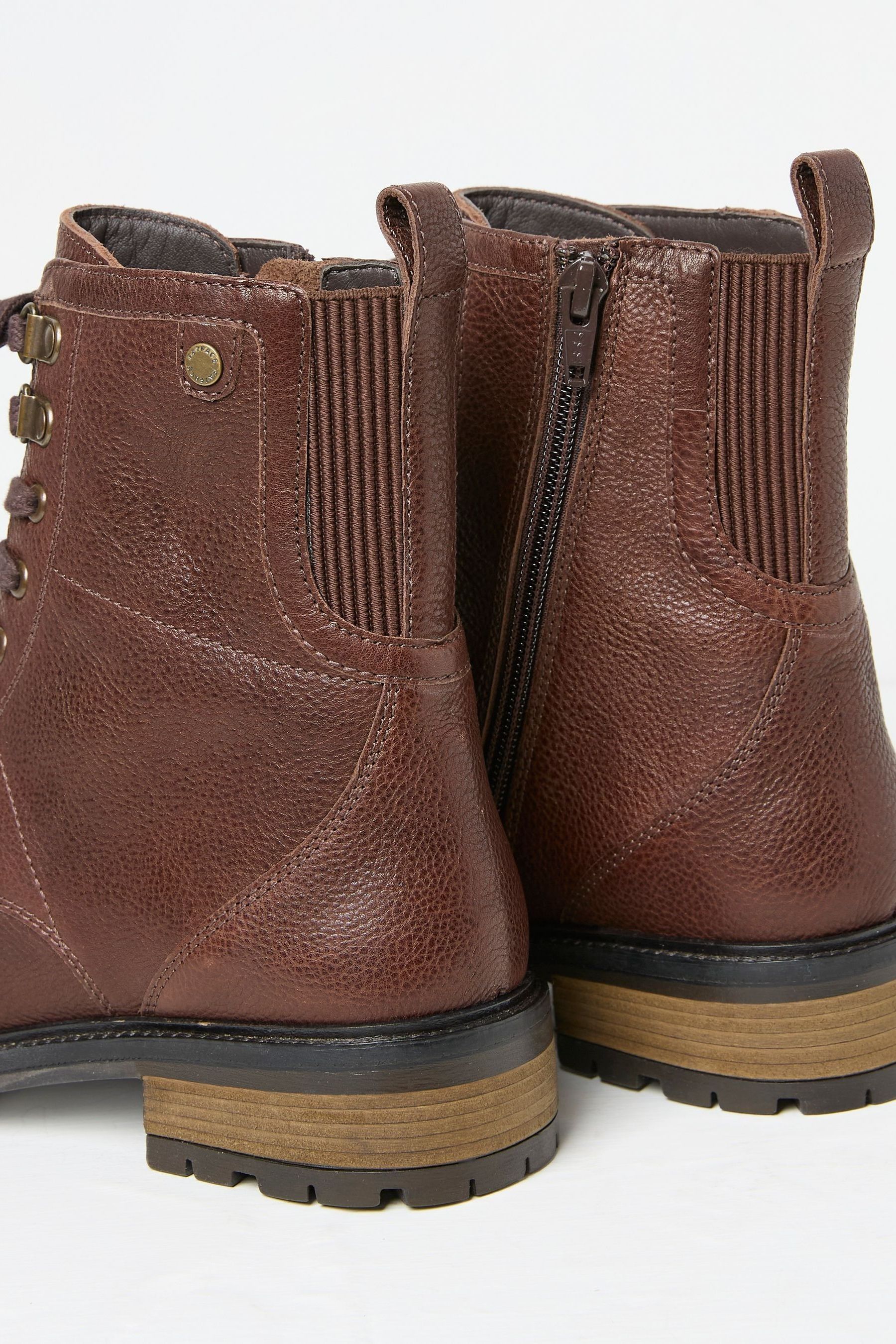 Buy FatFace Margot Brown Lace Up Boots from the Next UK online shop