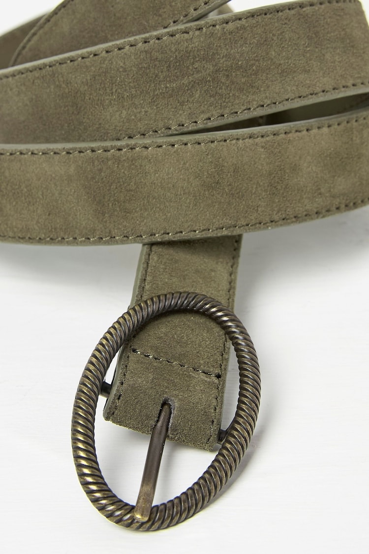 FatFace Buckle Green Interest Belt - Image 2 of 2