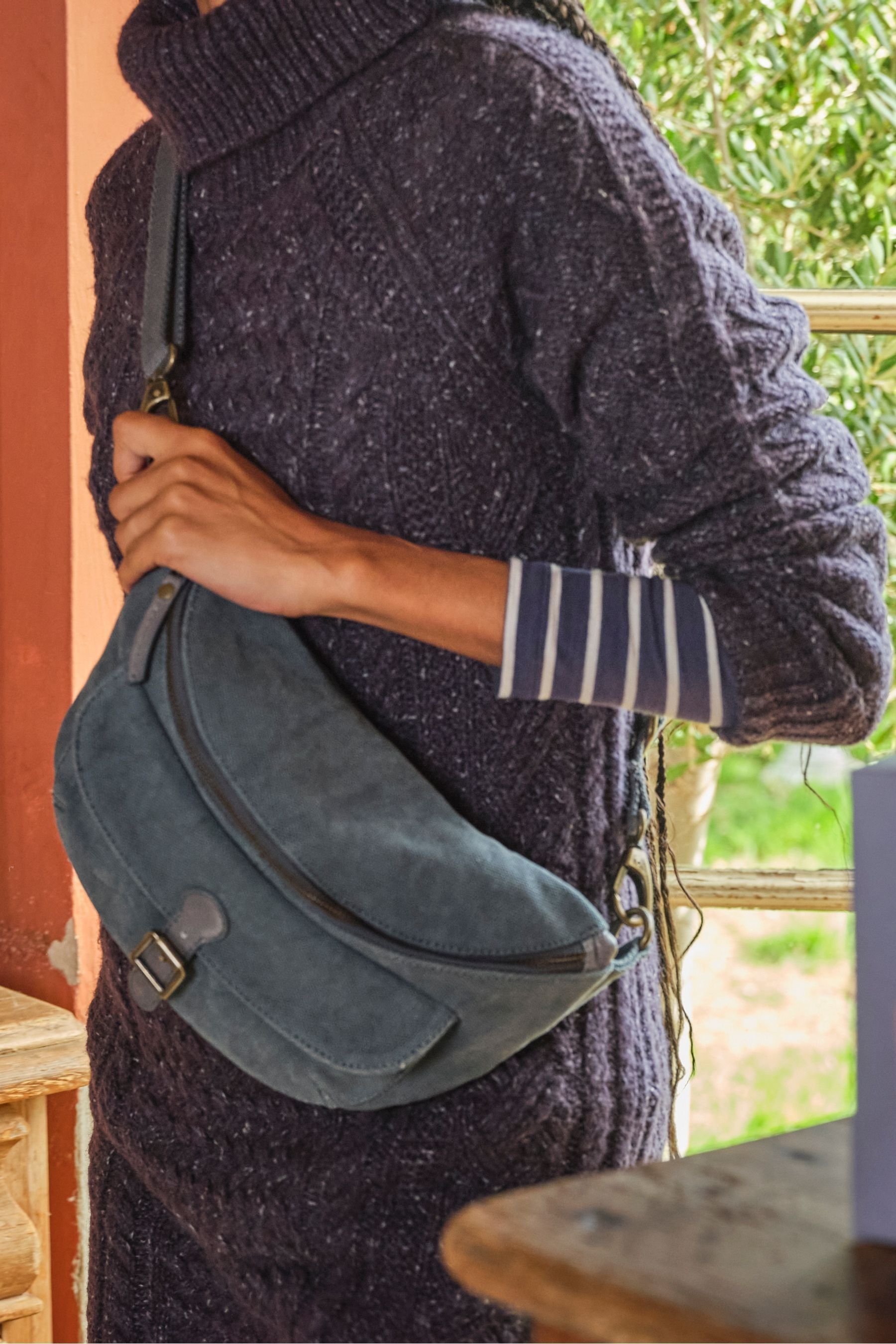 Canvas belt bag on sale