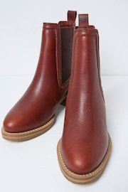 FatFace Orla Red Chelsea Boots - Image 2 of 3