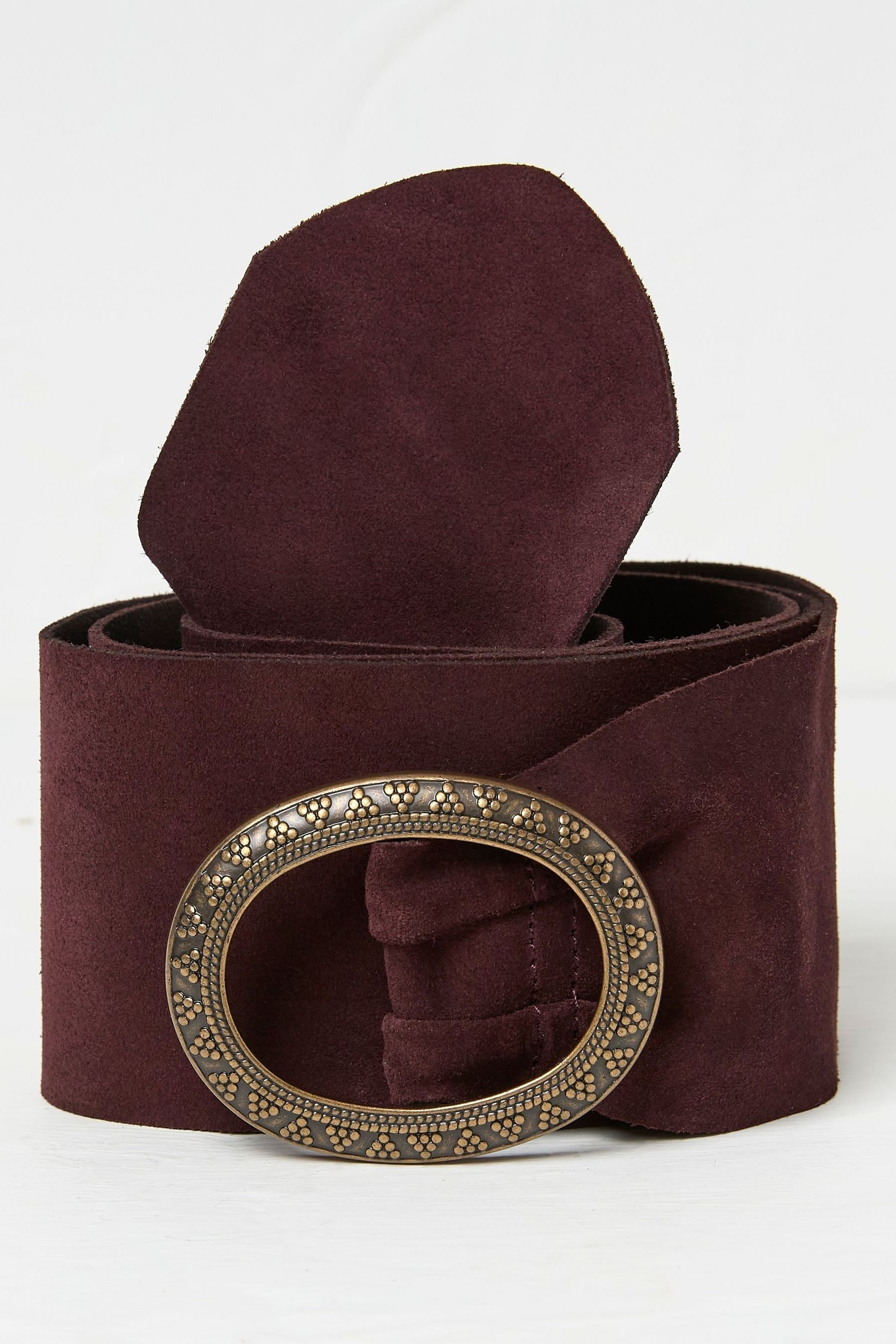 Buy FatFace Burgundy Red Soft Wide Waist Belt from Next Oman