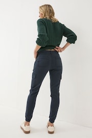 FatFace Hythe Blue Cargo Trousers - Image 3 of 5