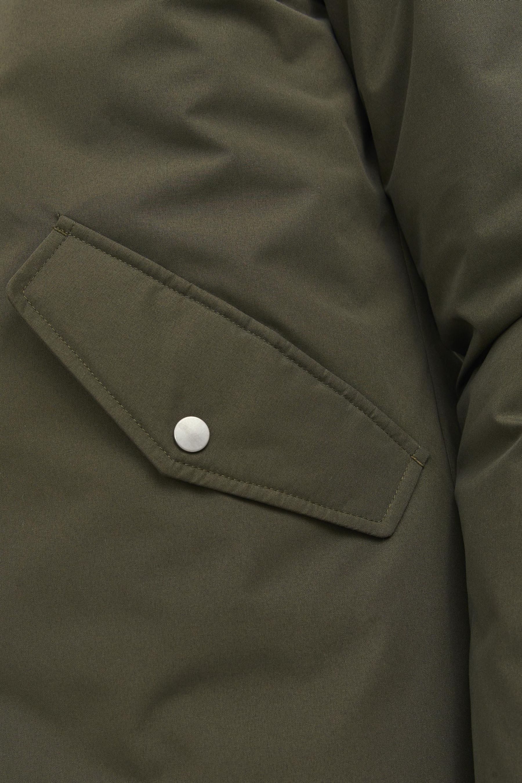 Jack jones green parka top