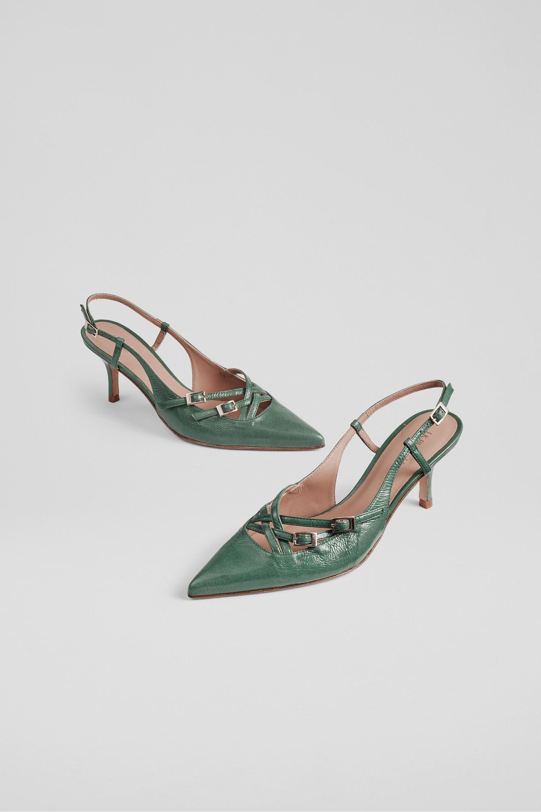 Jade green court shoes hotsell