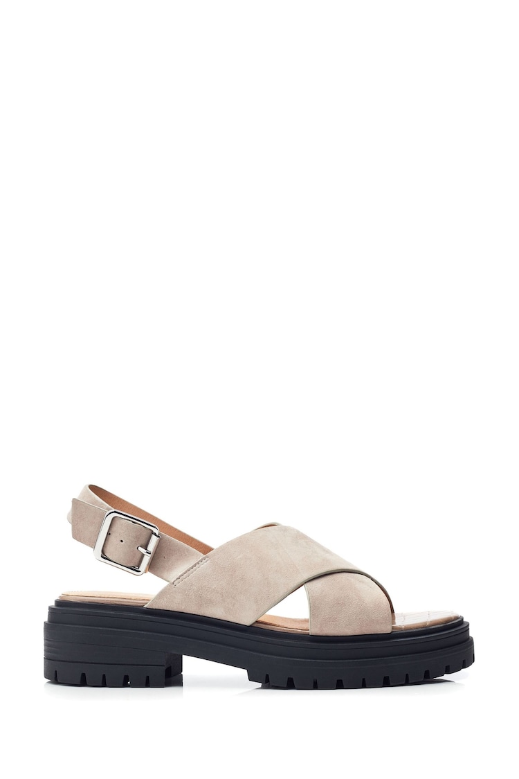 Moda In Pelle Marria Cross-Over Chunky Sandals - Image 4 of 4