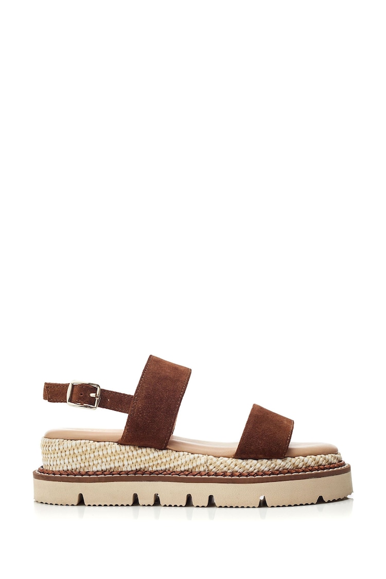 Moda In Pelle Nilania Two Part Plaited Chunky Sandals - Image 1 of 4