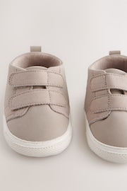 Neutral Two Strap Baby Trainers (0-24mths) - Image 4 of 5