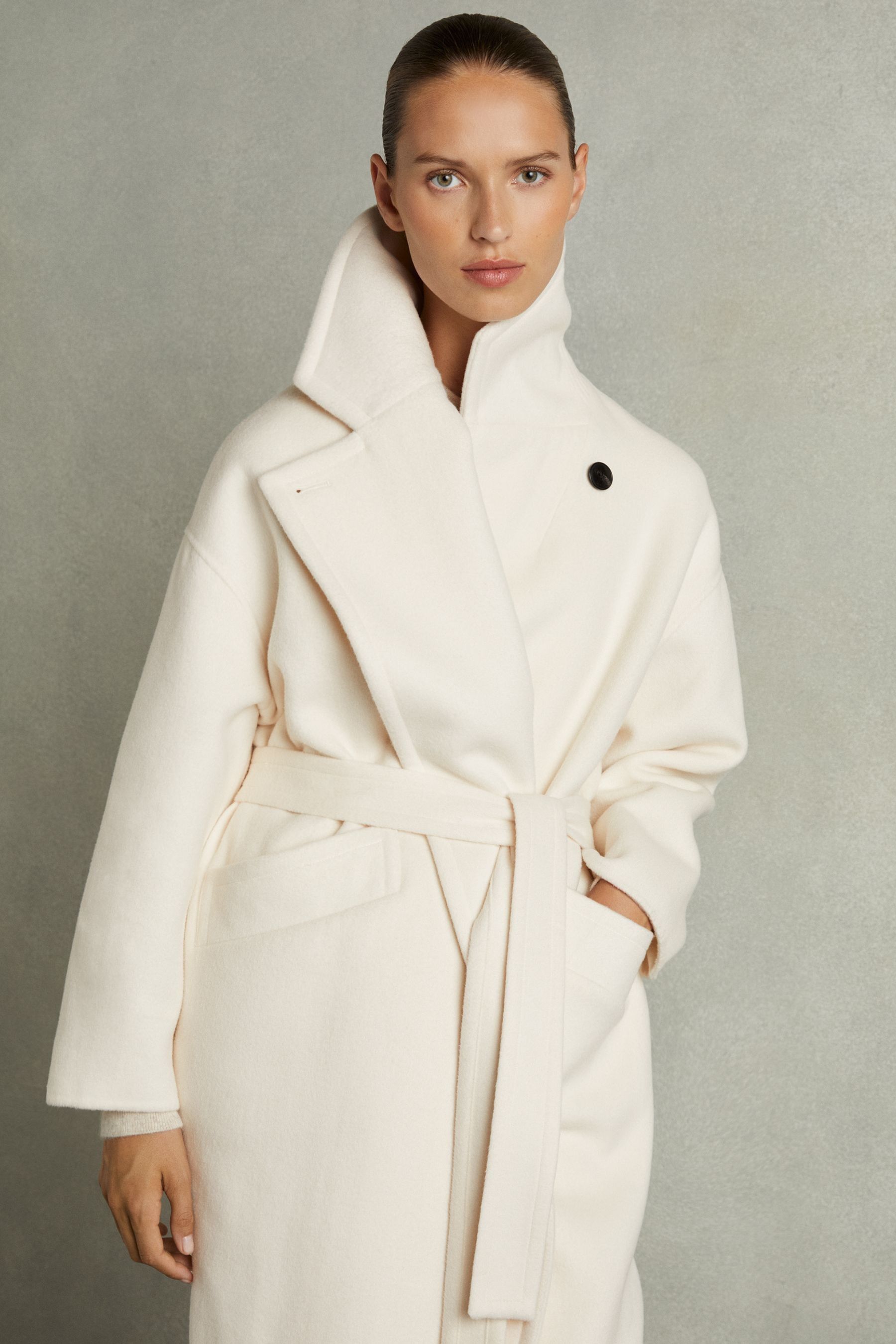 Women's petite wool blend coats discount