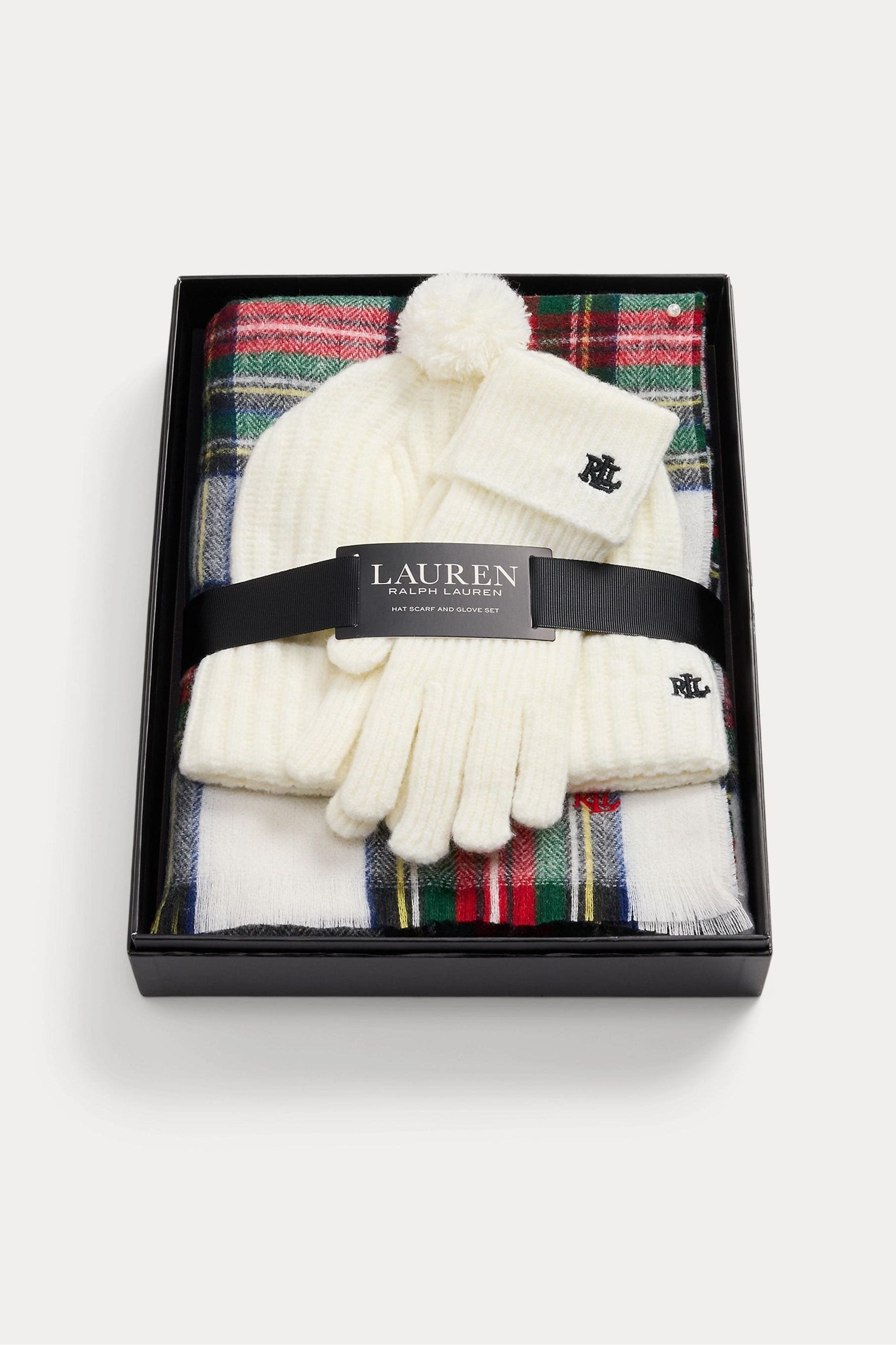 Polo hat scarf and glove set store