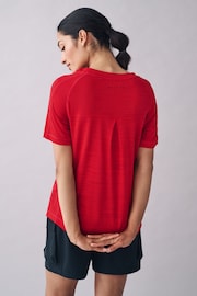 Red Crew Neck Lightweight Short Sleeve T-Shirt - Image 3 of 7