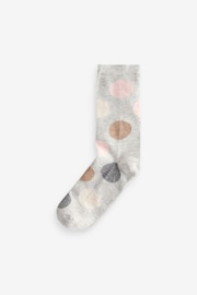 Pink/Grey Spots Ankle Socks 4 Pack - Image 5 of 5