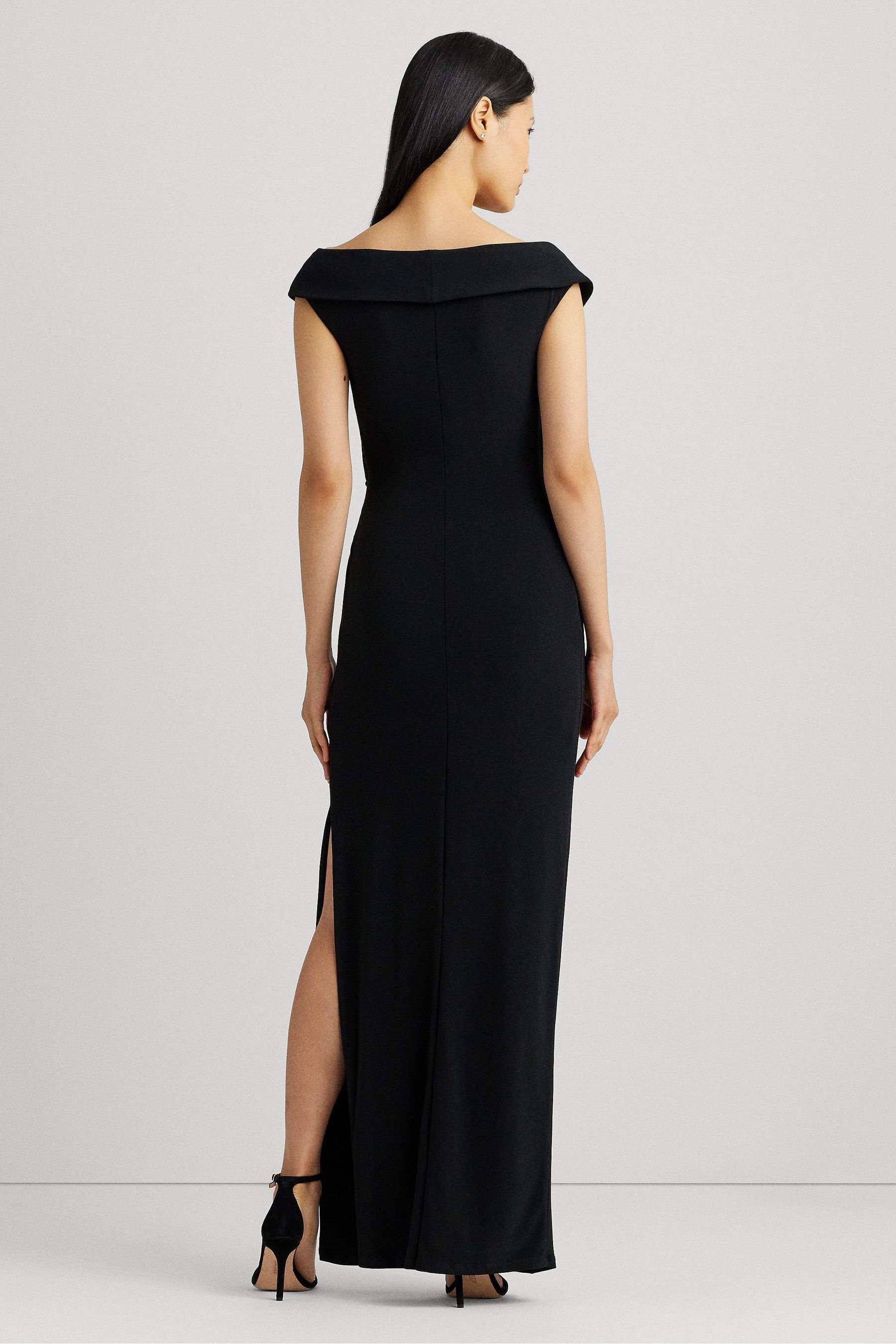 Buy Lauren Ralph Lauren V Neck Rouched Gown from the Next UK online shop