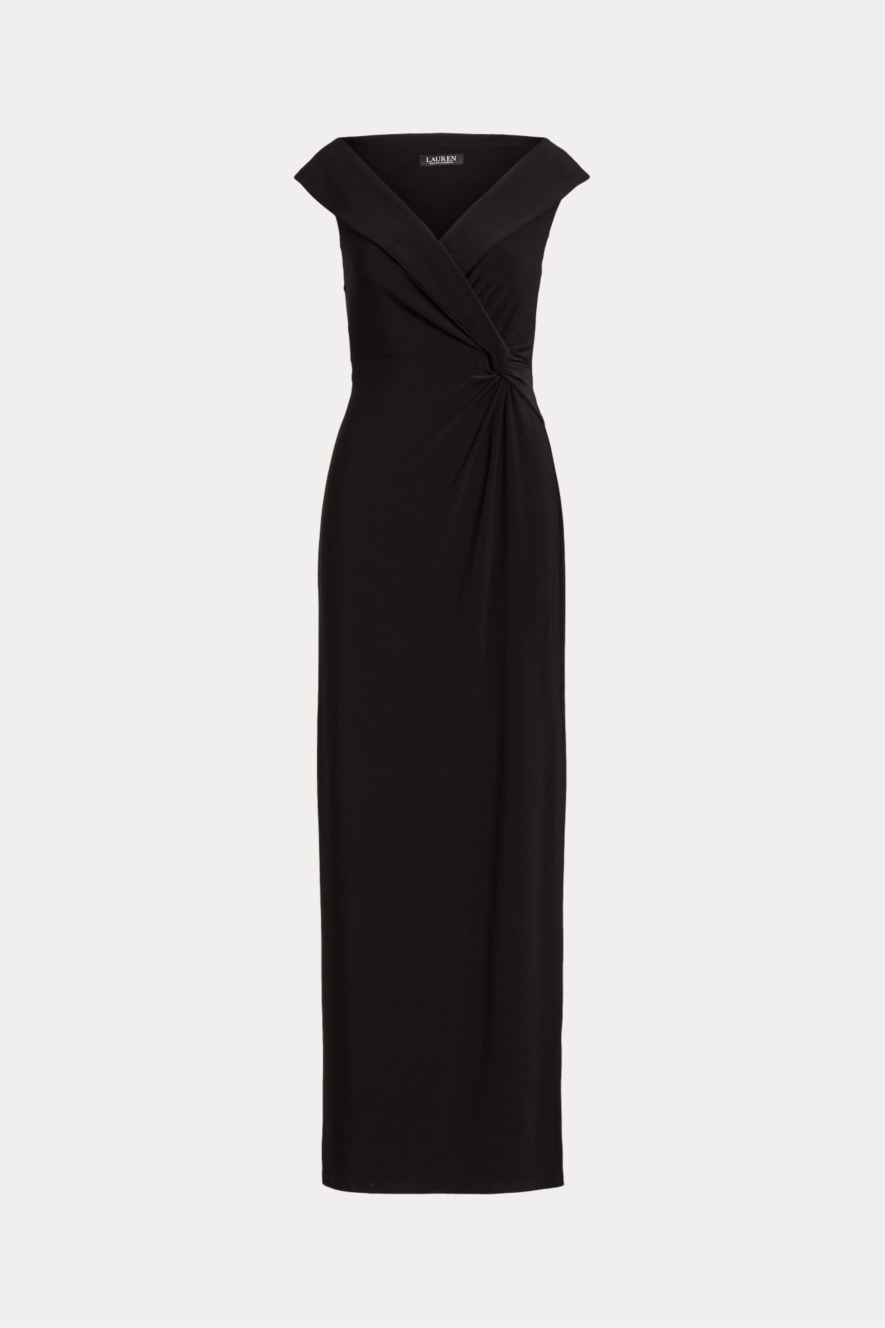 Buy Lauren Ralph Lauren Leonidas V Neck Rouched Jersey Gown Dress from the Next UK online shop