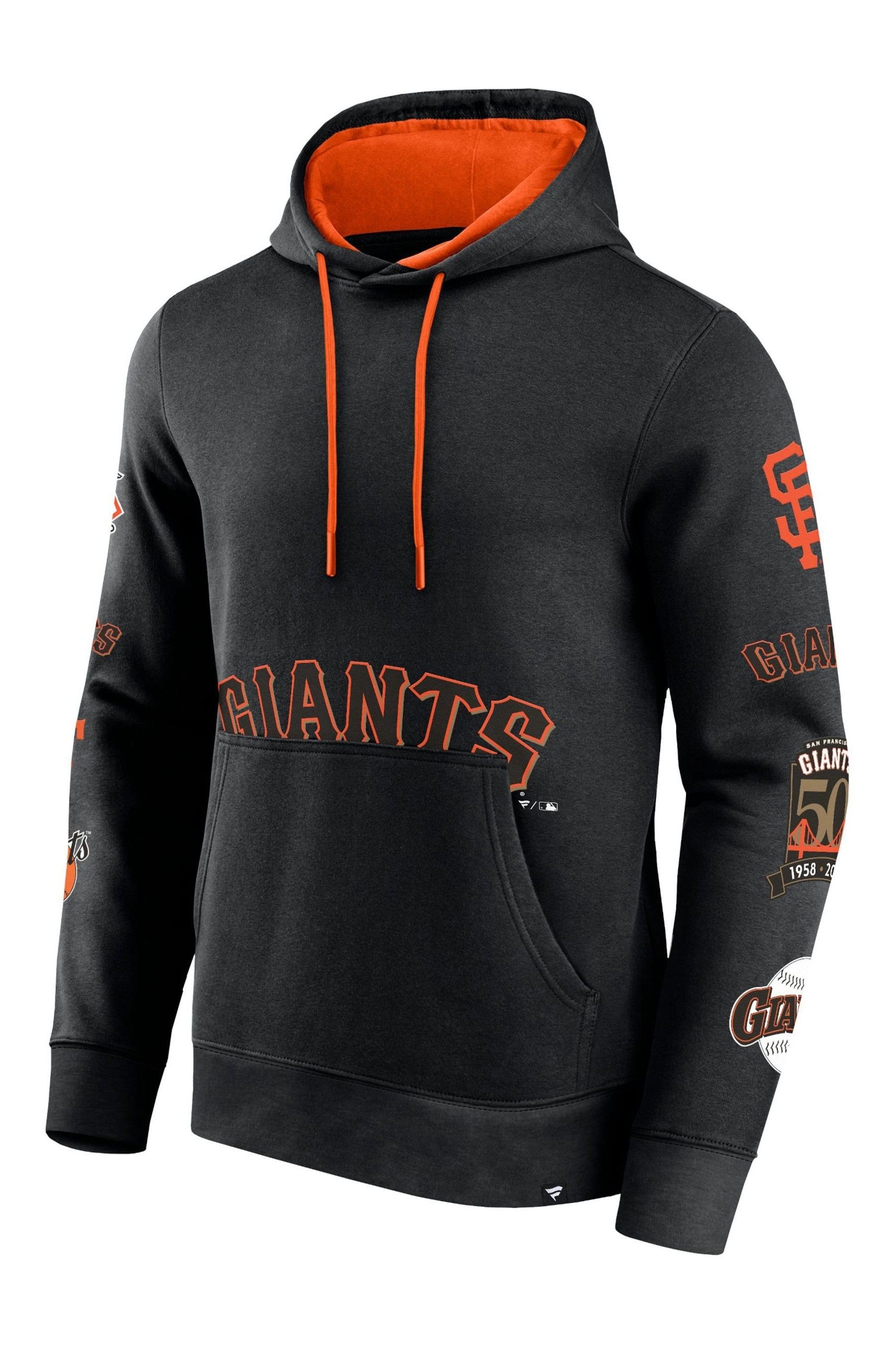 Giant black hoodie top