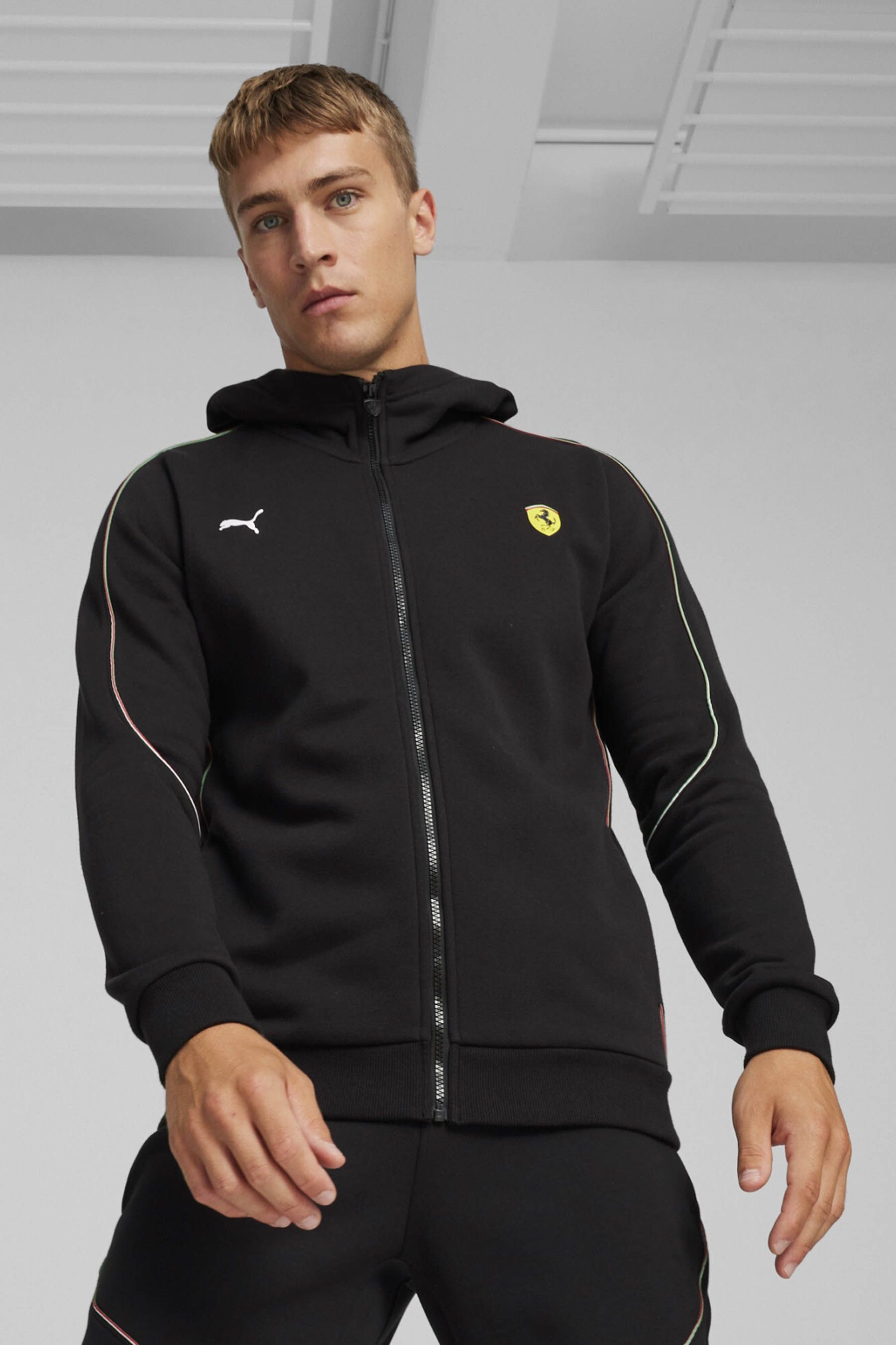 Puma sf hooded sweat jacket hot sale