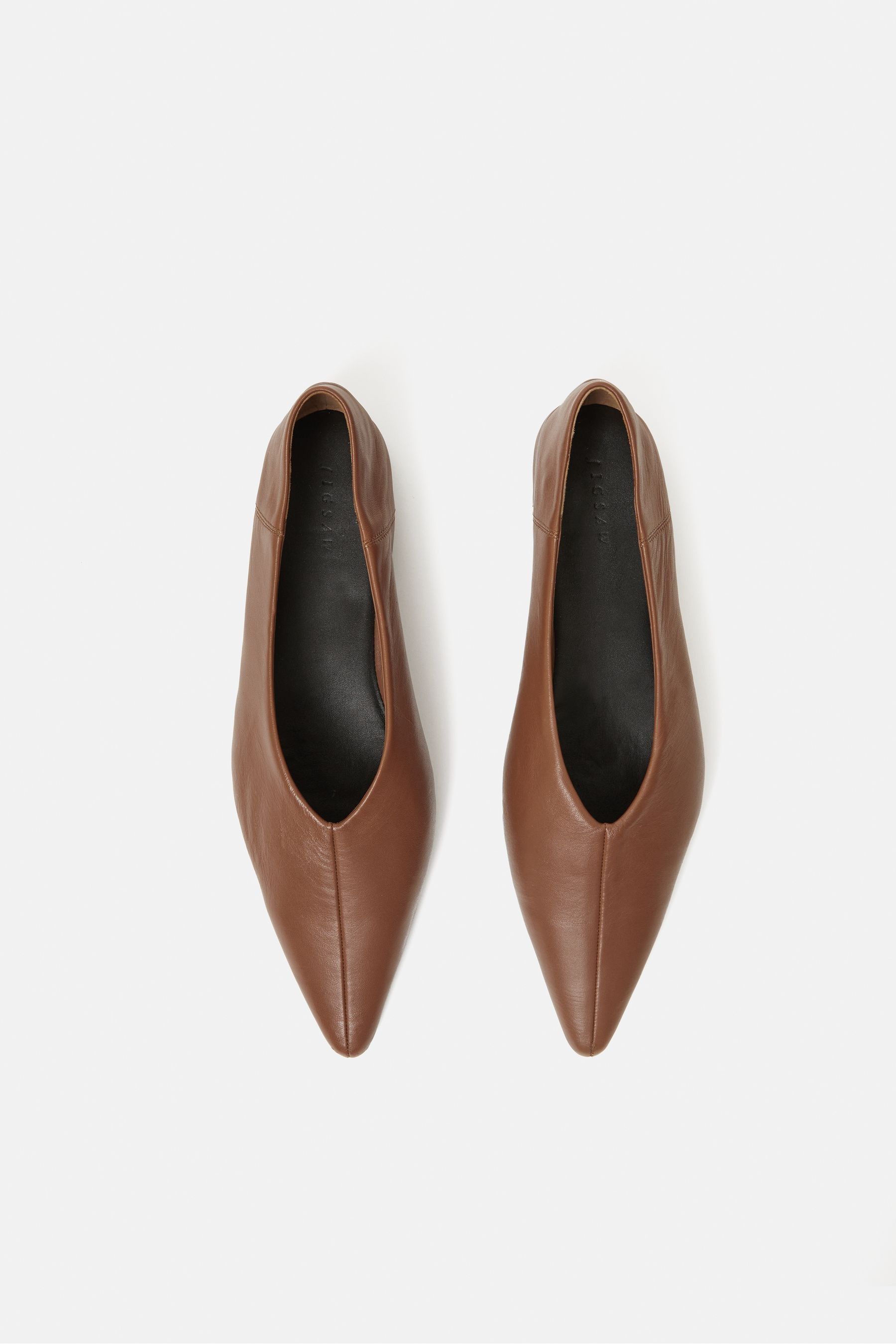 Jigsaw pointed flats clearance